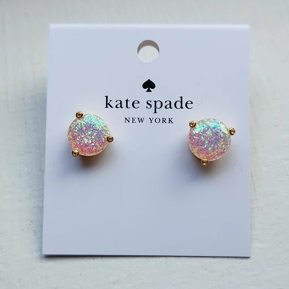 Kate Spade Rise and Shine Opal Glitter Earrings - Picture 7 of 7